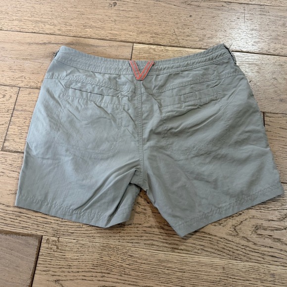The North Face Womens Khaki Ripstop Hiking Shorts Size 8 Tan Outdoor Athletic - Picture 5 of 10